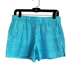 Lilly Pulitzer Lagoon 100% Linen Seabreeze
Blue Along The Same Line Shorts (S)